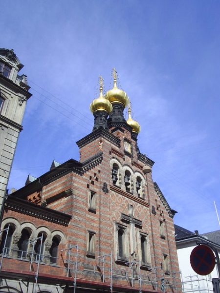 Alexander Newsky- Kirken, Russisk- ortodoks Kirke indviet i 1883.Foto: 2. maj 2009