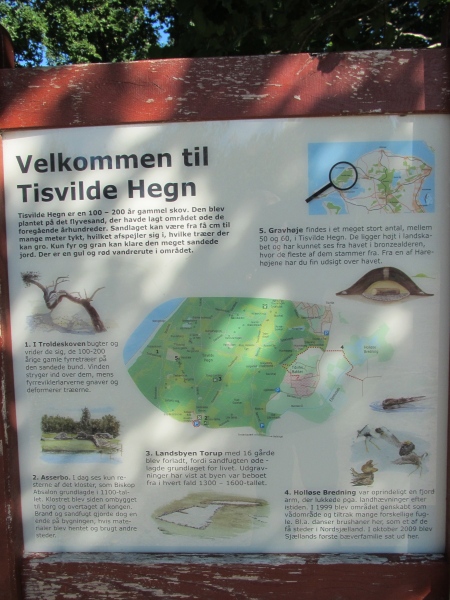 Map and informations about Tibirke Hegn. Photo: 6. septembre 2013 by Erik K Abrahamsen